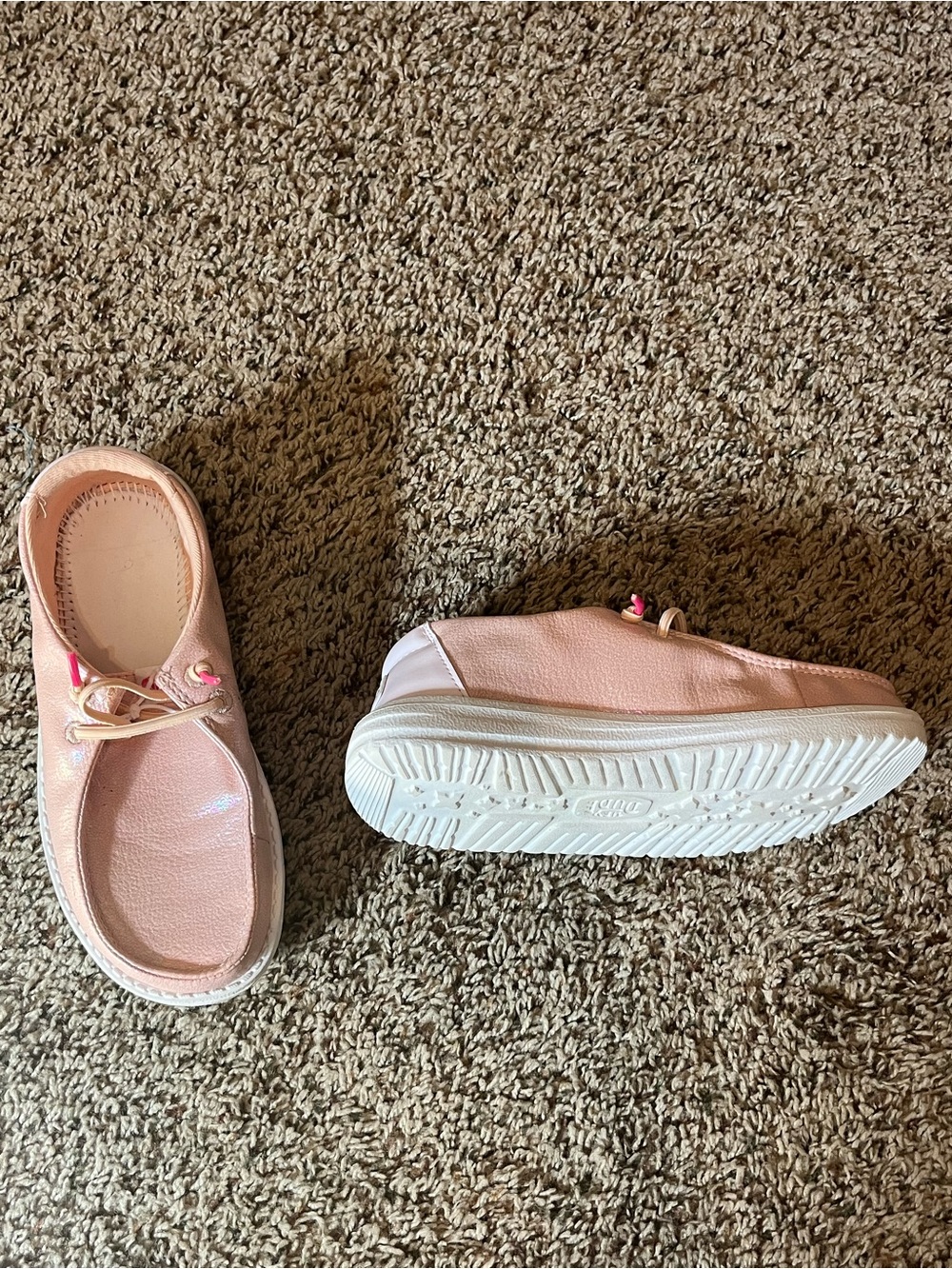 Hey Dude Kids Pink Slip-On Casual Shoes NWOT